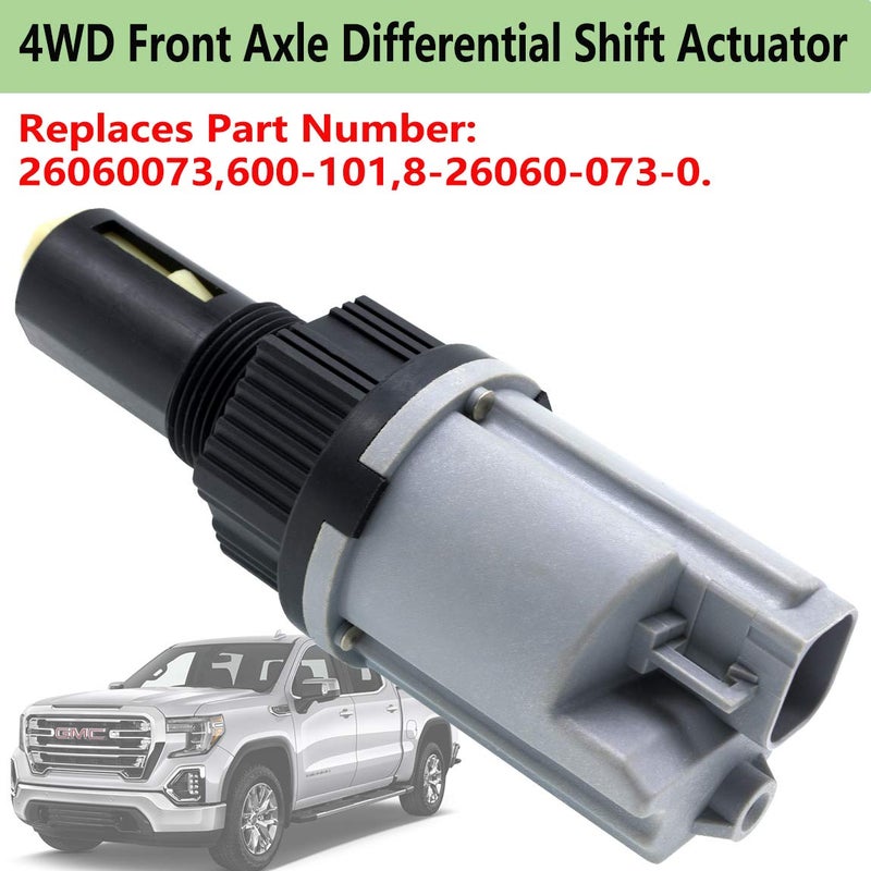 LIYYOO 26060073 Front Axle Differential Shift Actuator, Compatible with Chevy GMC Cadillac Isuzu 4WD Replaces 26060073,600-101,8-26060-073-0 - Image 2
